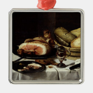 Still Life with Ham Metal Tree Decoration