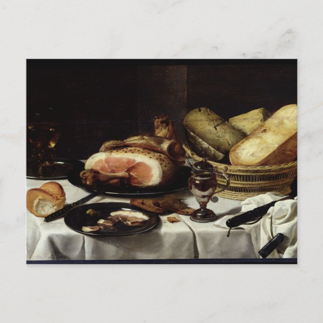 Still Life with Ham Postcard (Front)