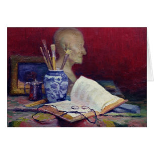 Still Life with Head of Voltaire