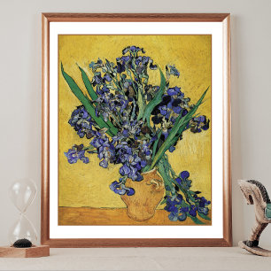 Still Life with Iris Vincent van Gogh Poster