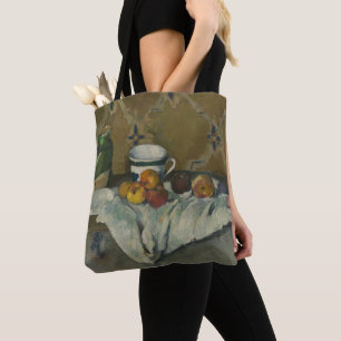 Still Life with Jar, Cup, and Apples Tote Bag
