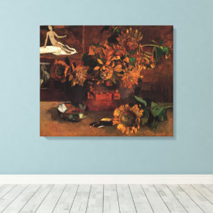 Still Life with L'Esperance (Hope) by Paul Gauguin Canvas Print