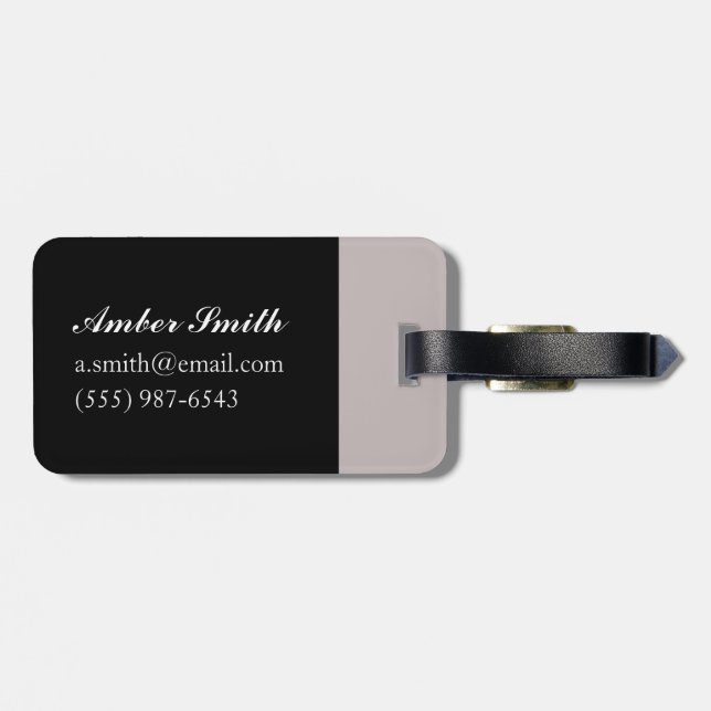 Still life with Lilies 1996 Luggage Tag (Back Horizontal)