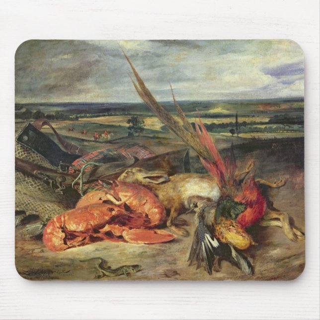 Still Life with Lobsters, 1826-27 Mouse Pad (Front)