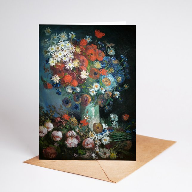 Still Life with Meadow Flowers | Vincent van Gogh Card (Creator Uploaded)