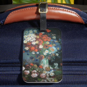 Still Life with Meadow Flowers Vincent van Gogh Luggage Tag