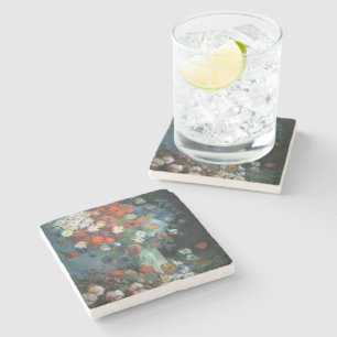 Still Life with Meadow Flowers Vincent van Gogh Stone Coaster