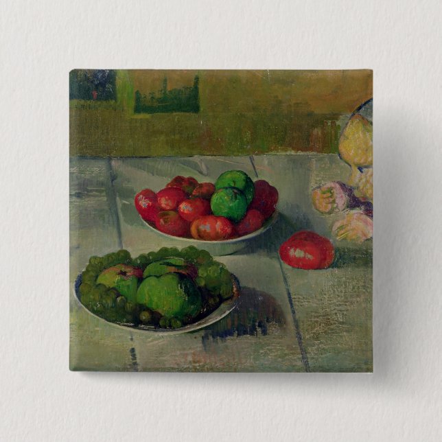 Still Life with Mimie 15 Cm Square Badge (Front)
