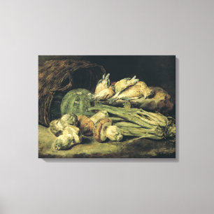 Still Life with Mushrooms Canvas Print