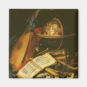 Still Life with Musical Instruments Magnet