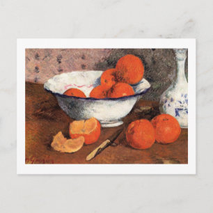 Still Life with Oranges by Gauguin Postcard