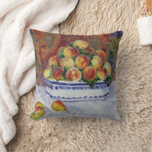 Still Life with Peaches, Renoir  Cushion