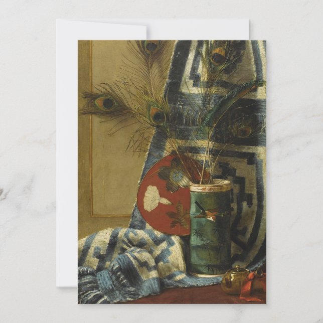 Still Life with Peacock Feathers (Front)