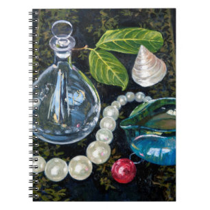 Still Life with Pearls Spiral Notebook