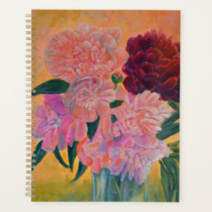 Still Life with Peonies Painting  Planner