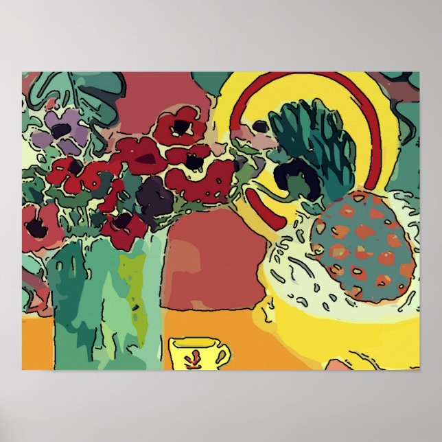Still Life With Pineapple Poster (Front)