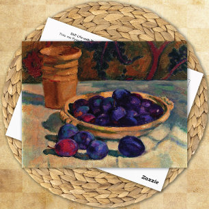 Still Life with Plums Théo van Rysselberghe Postcard