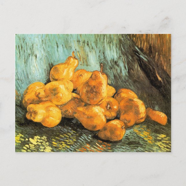 Still Life with Quinces by Vincent Willem van Gogh Postcard (Front)