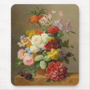 Still Life with Roses and Peonies - Bloemers A. Mouse Pad