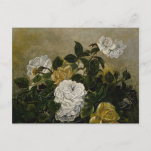 Still Life with Roses by Robert Duncanson Postcard
