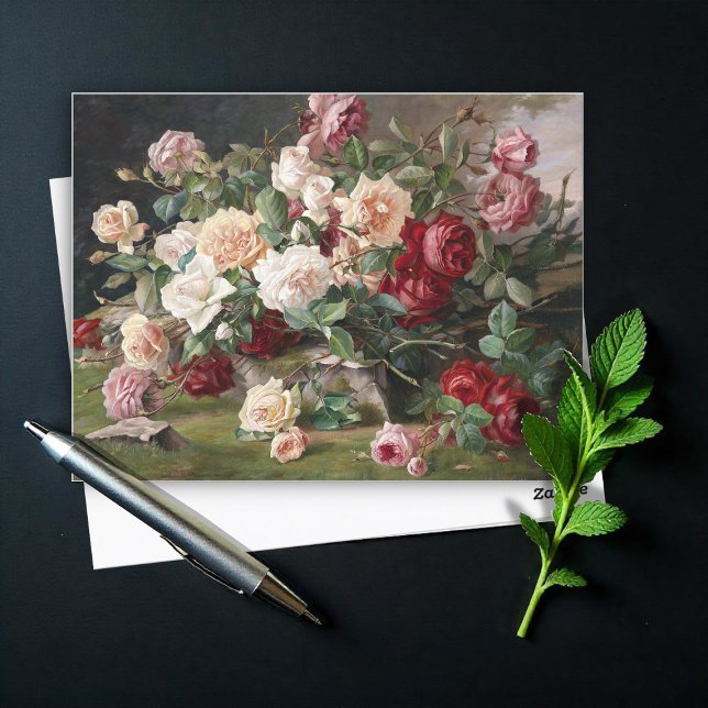 Still life with roses  postcard (Creator Uploaded)