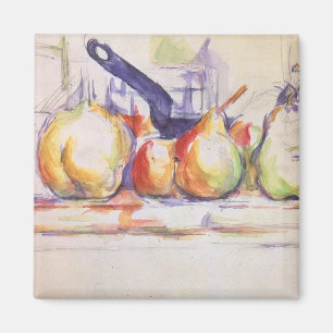Still Life with Saucepan by Paul Cezanne Magnet