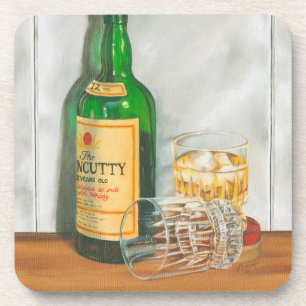 Still Life with Scotch by Jennifer Goldberger Coaster