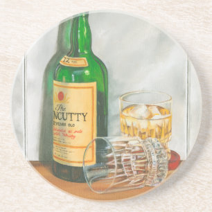 Still Life with Scotch by Jennifer Goldberger Coaster
