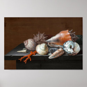Still Life with Shells Johann Jakob Dietzsch Poster