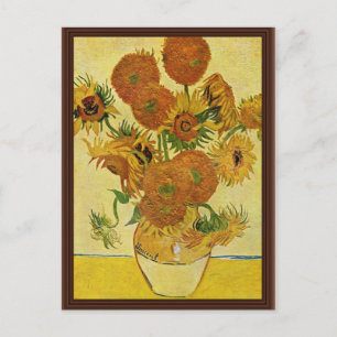 Still Life With Sunflowers By Vincent Van Gogh Postcard
