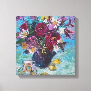 Still Life with Tea Cup 2013 Canvas Print