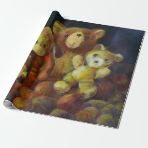 Still life with Teddy Bears Wrapping Paper