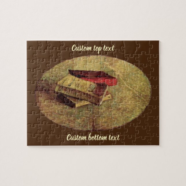 Still Life with Three Books by Vincent van Gogh Jigsaw Puzzle (Horizontal)