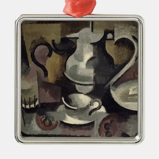 Still Life with Three Handles Metal Tree Decoration (Front)