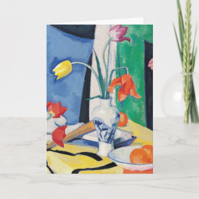 Still Life with Tulips | Samuel John Peploe Card (Front)