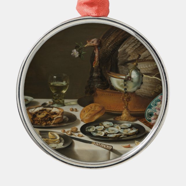 “Still Life With Turkey Pie” ornament (Front)