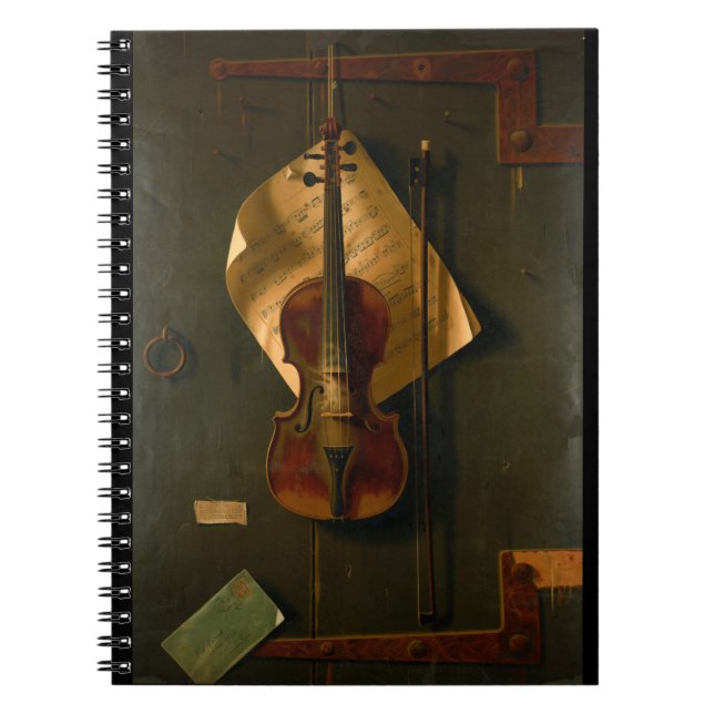 Still Life with Violin Spiral Notebook (Front)