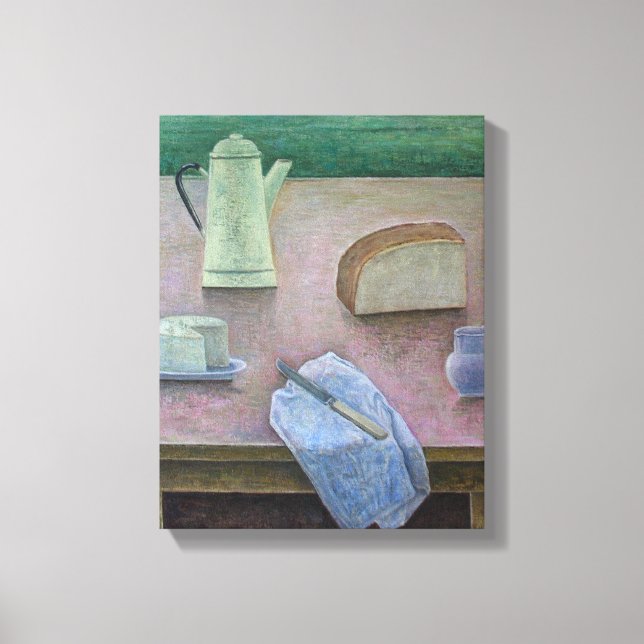 Still Life with Wensleydale Cheese 2013 Canvas Print (Front)