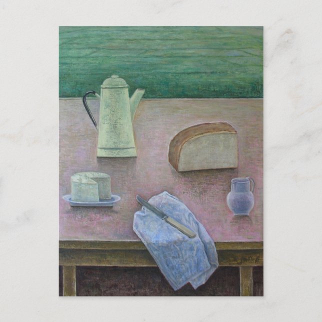 Still Life with Wensleydale Cheese 2013 Postcard (Front)