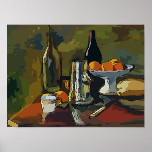 Still Life With Wine Poster