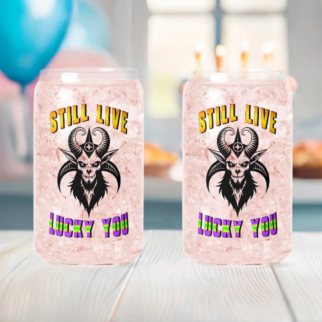 Still Live Lucky You Can Glass (Insitu (Baby Shower))