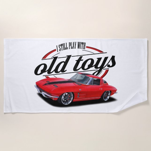 Still Plays with Stingrays Beach Towel (Front)