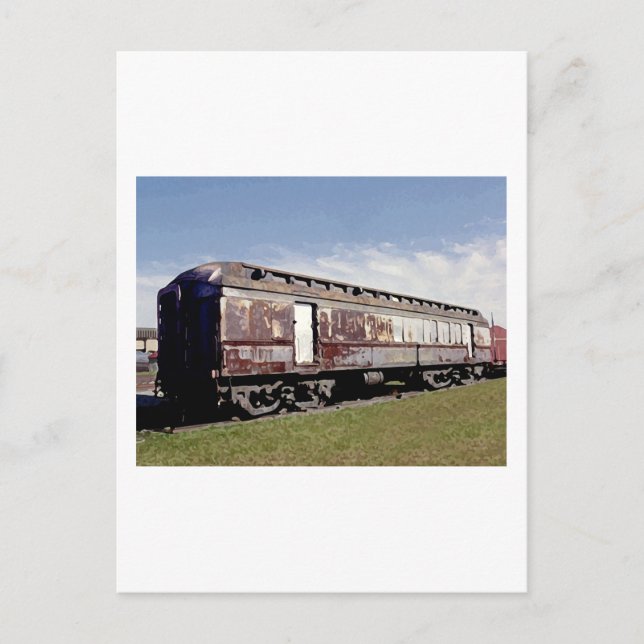 Still Plays With Trains Postcard (Front)