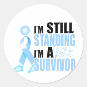 Still Prostate Cancer Survivor Classic Round Sticker