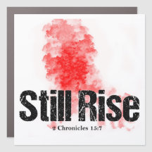 STILL RISE Car Magnet