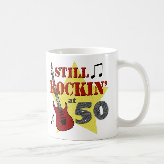 Still Rockin' At 50 Coffee Mug (Right)