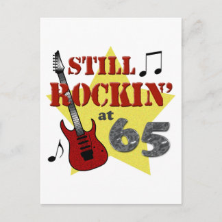 Still Rockin' at 65 Postcard