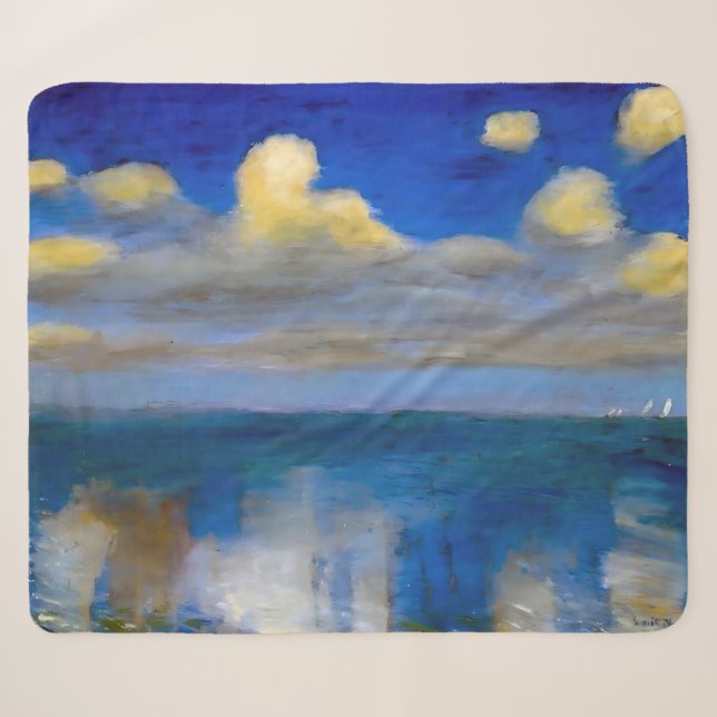 Still Sea | Emil Nolde | Sherpa Blanket (Front (Horizontal))