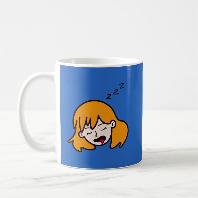 Still Sleepy Funny  Coffee Mug (Left)