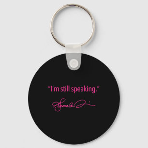 Still Speaking - Kamala (fuschia) 1  Key Ring